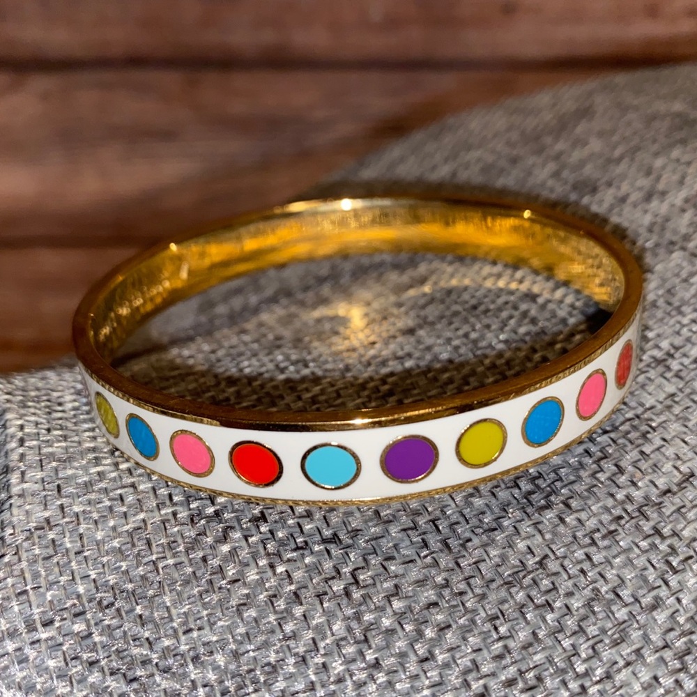 Kate Spade RARE “A Shining Light” Rainbow Bangle